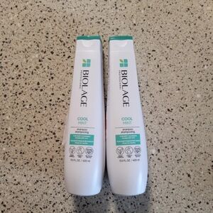 2 Biolage Clean Mint Deep Cleansing Shampoo 13.5 Oz Ea Discontinued, Vegan, NEW